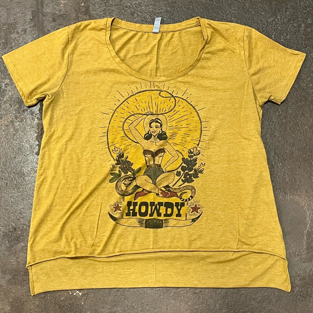 Vintage Western Pin Up T-Shirt